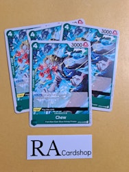 Chew Uncommon Full Playset OP03-029 Pillar of Strenght One Piece Card Game