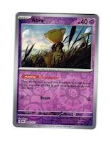 Abra Reverse Holo Common 080/167 Twilight Masquerade Pokemon
