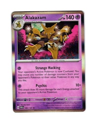 Alakazam Holo Rare 082/167 Twilight Masquerade Pokemon