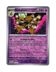 Alakazam Reverse Holo Rare 082/167 Twilight Masquerade Pokemon