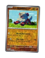 Hisuian Growlithe Reverse Holo Common 099/167 Twilight Masquerade Pokemon