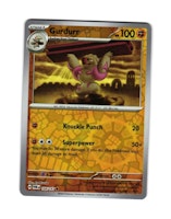 Gurdurr Reverse Holo Common 104/167 Twilight Masquerade Pokemon