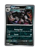Mightyena Reverse Holo Uncommon 114/167 Twilight Masquerade Pokemon