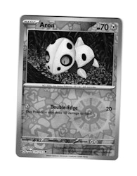 Aron Reverse Holo Common 120/167 Twilight Masquerade Pokemon