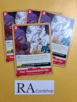 Four Thousand-Brick Fist Uncommon Playset OP05-020 Awakening of the New Era OP05 One Piece Card Game