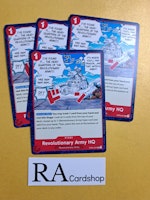 Revolutionary Army HQ Uncommon Playset OP05-021 Awakening of the New Era OP05 One Piece Card Game