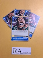 Let Us Begin the World of Violence!!! Uncommon Playset OP05-059 Awakening of the New Era OP05 One Piece Card Game