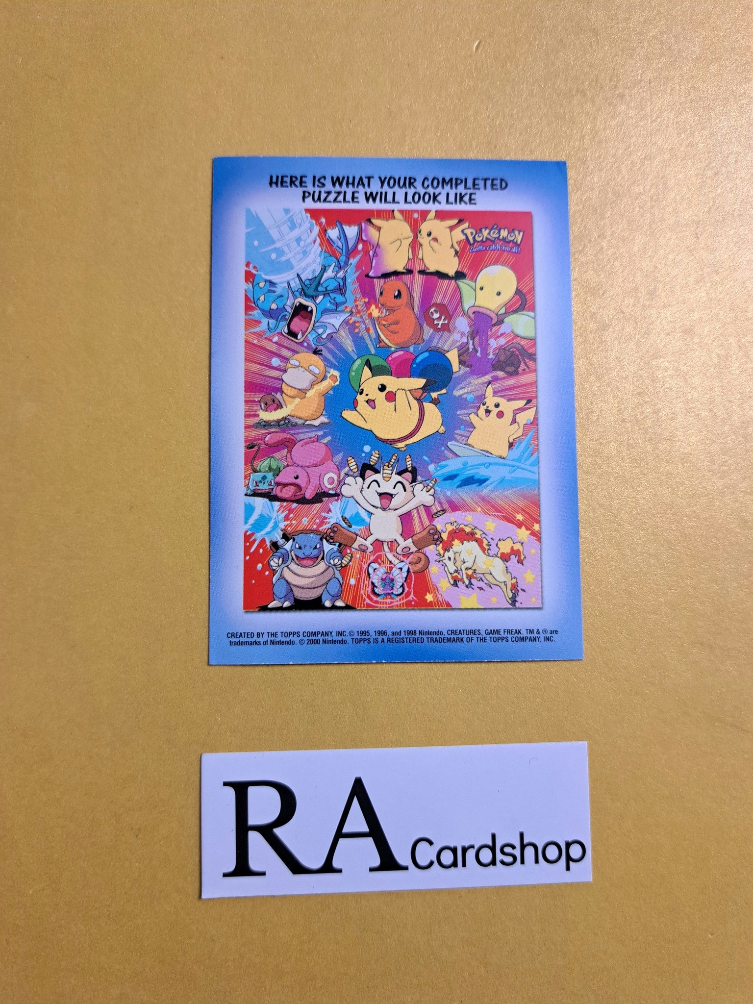Rattata #19 9 of 10 Topps 1999 Pokemon
