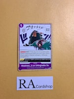Weakness...Is an Unforgivable Sin. Common OP04-076 Kingdoms of Intrigue OP04 One Piece Card Game