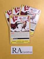 Diable Jambe Joue Shot Uncommon Playset OP04-116 Kingdoms of Intrigue OP04 One Piece Card Game