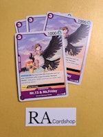Mr.13 & Ms.Friday Common Playset OP04-073 Kingdoms of Intrigue OP04 One Piece Card Game