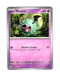 Woobat Common 032/091 Paldean Fates Pokemon