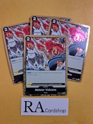 Meteor Volcano Rare Playset OP02-119 Paramount War One Piece Card Game