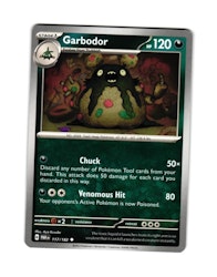 Garbodor Uncommon 117/182 Paradox Rift Pokemon