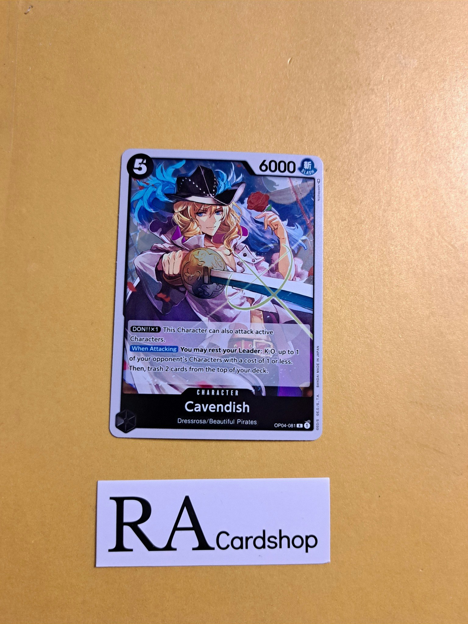 Cavendish Rare OP04-081 Kingdoms of Intrigue OP04 One Piece Card Game