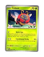 Volbeat Common 009/167 Twilight Masquerade Pokemon