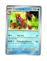 Crawdaunt Common 048/167 Twilight Masquerade Pokemon
