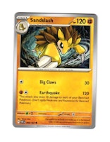 Sandslash Uncommon 098/167 Twilight Masquerade Pokemon