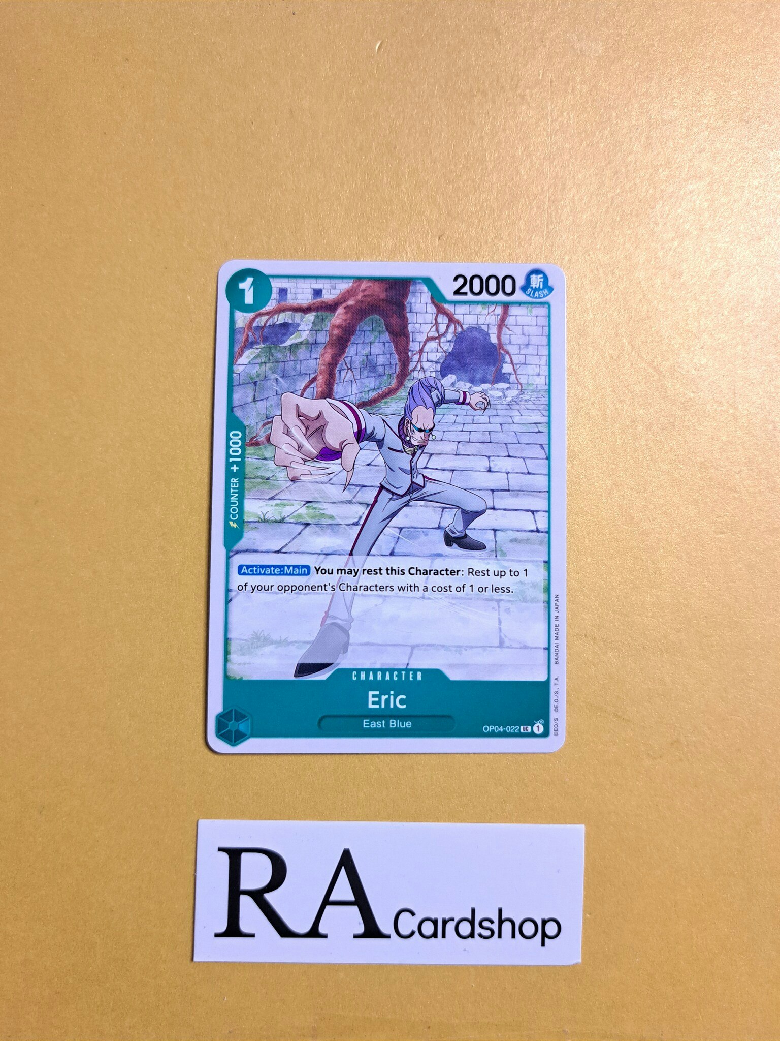 Eric Uncommon OP04-022 Kingdoms of Intrigue OP04 One Piece Card Game