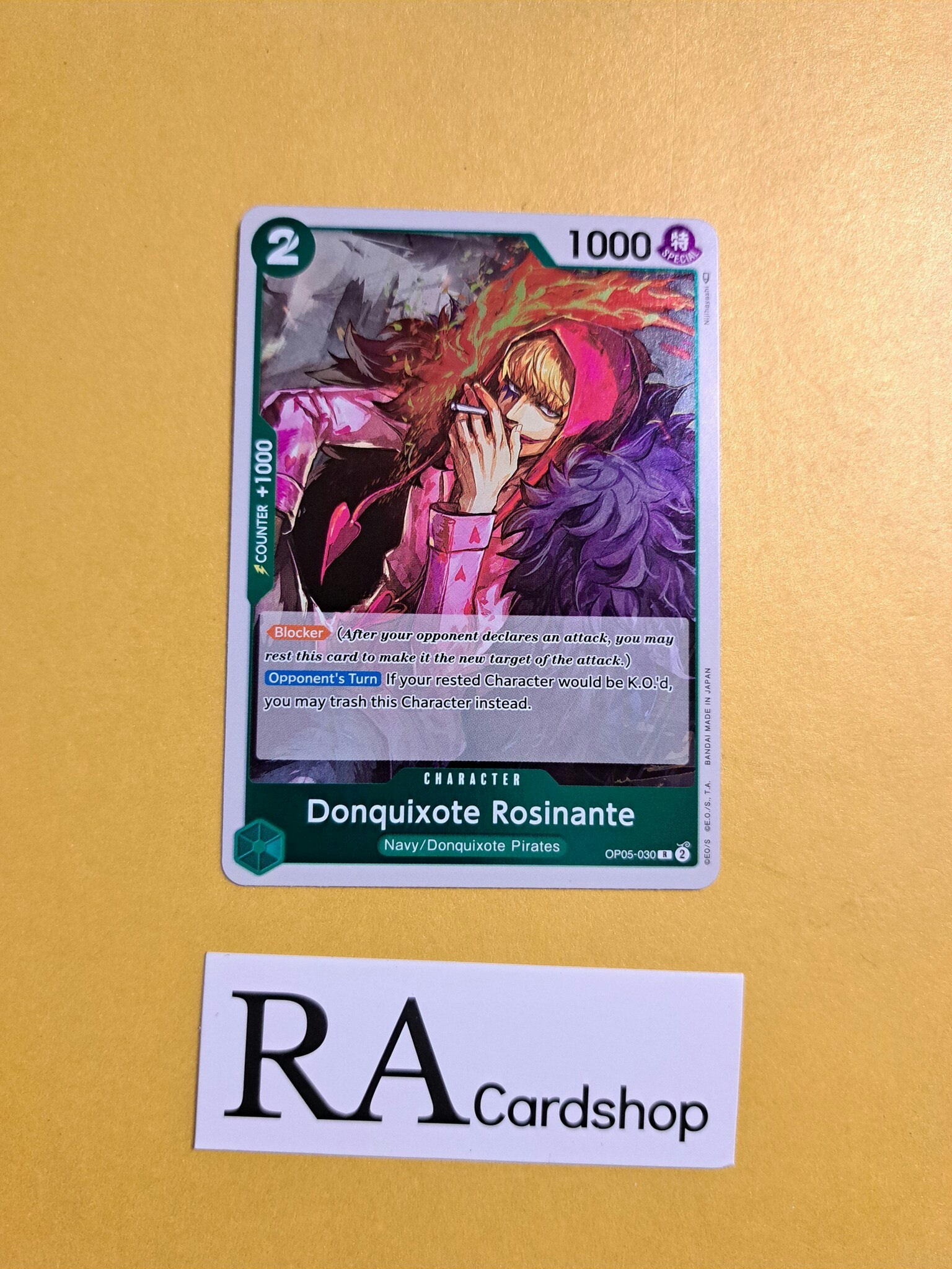 Donquixote Rosinante Rare OP05-030 Awakening of the New Era OP05 One Piece Card Game