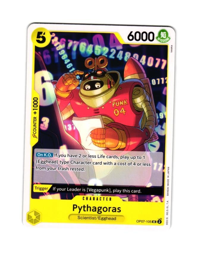 Pythagoras Uncommon OP07-105 500 Years Into The Future One Piece
