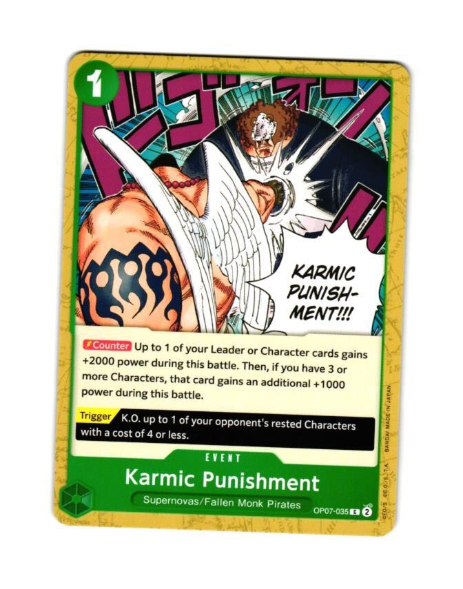 Karmic Punishment Common OP07-035 500 Years Into The Future One Piece