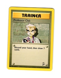 Professor Oak Uncommon 116/130 Base Set 2 Pokemon