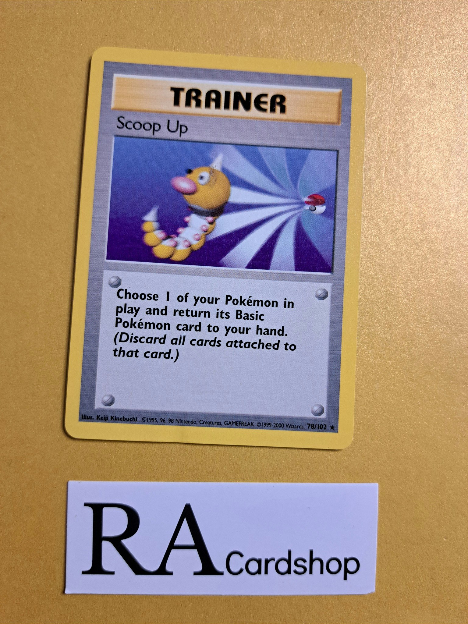 Scoop Up Rare 78/102 Base Set Pokemon