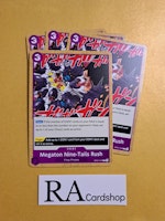 Megaton Nine-Tails Rush Uncommon OP07-078 500 Years Into The Future One Piece Card Game