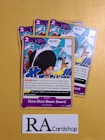 Slow-Slow Beam Sword Common Playset OP07-076 500 Years Into The Future One Piece Card Game