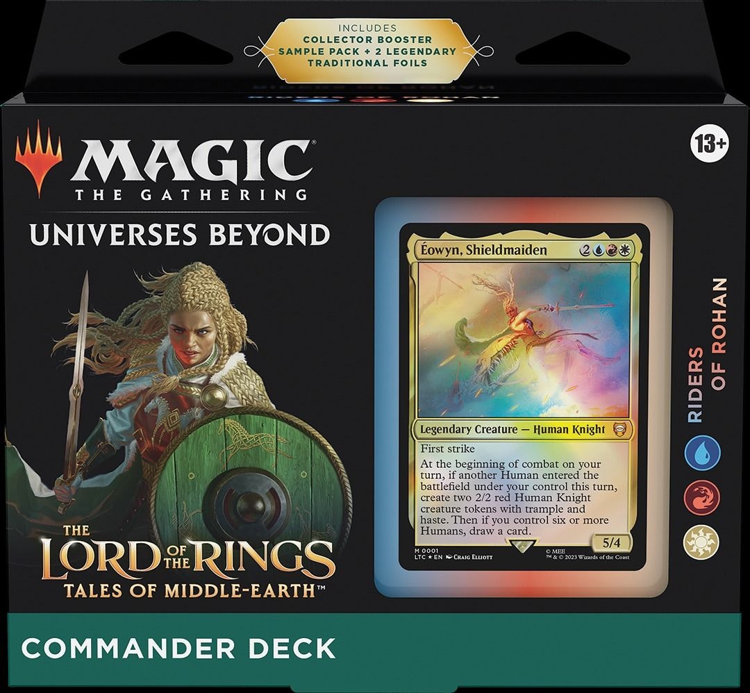 Magic Universes Beyond Lord of the Rings Tales of Middle-Earth Commander Deck Riders of Rohan