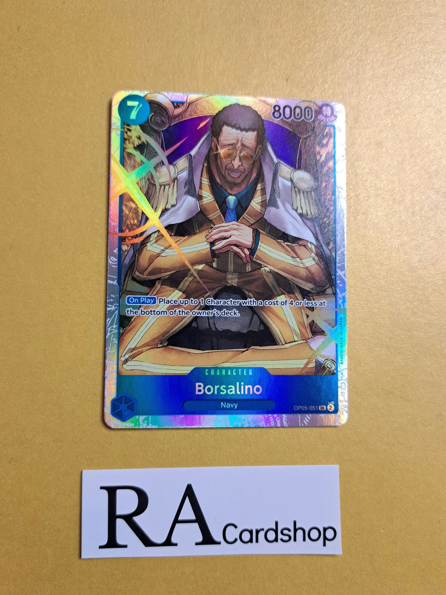 Borsalino Super Rare OP05-051 Awakening of the New Era OP05 One Piece Card Game