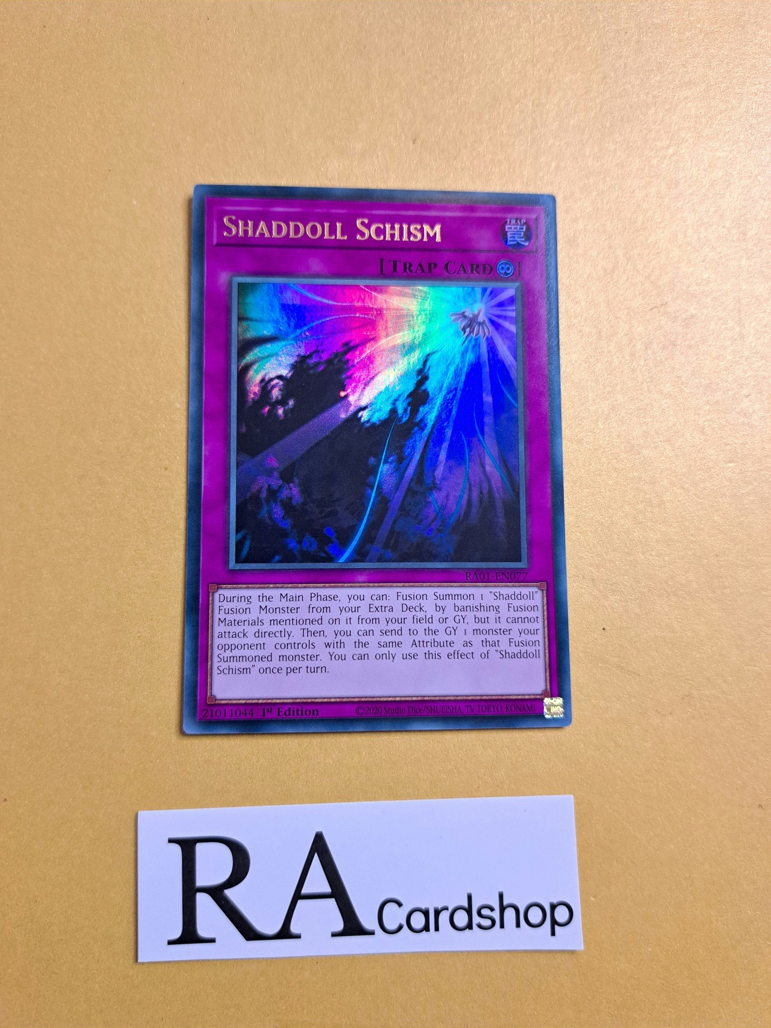 Shaddoll Schism RA01-EN077 Super Rare 1st Edition 25th Anniversary Rarity Collection Yu-Gi-Oh