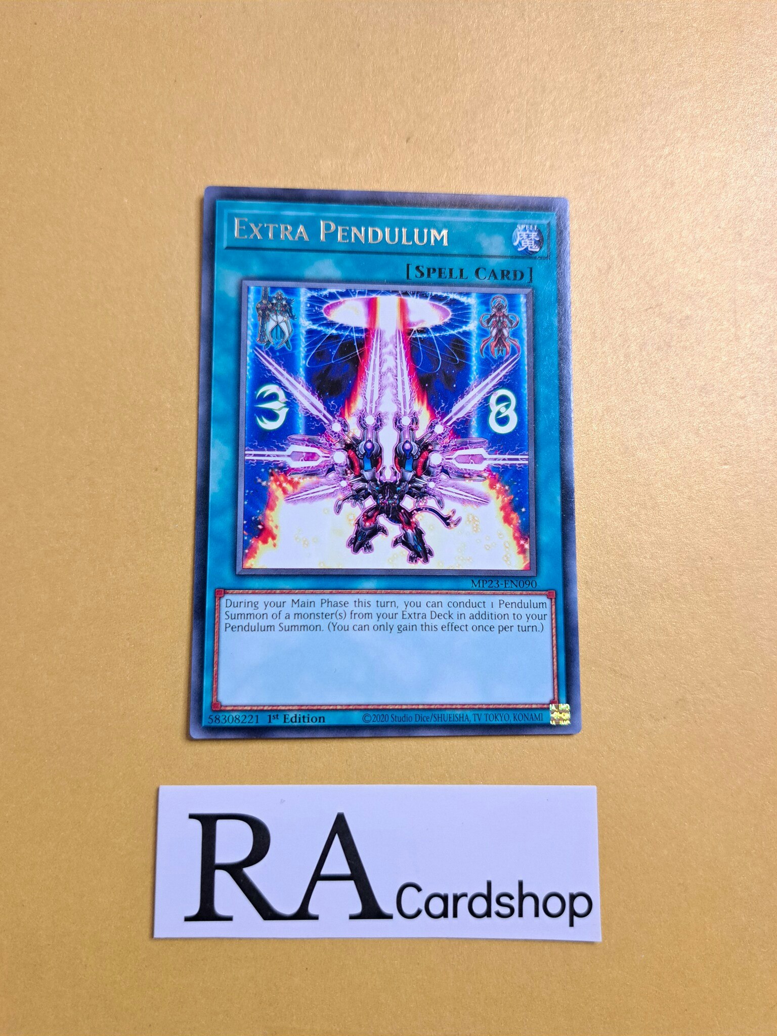 Extra Pendulum Rare MP23-EN090 1st Edition 25th Anniversary Tin: Dueling Heroes Mega Pack MP23 Yu-Gi-Oh