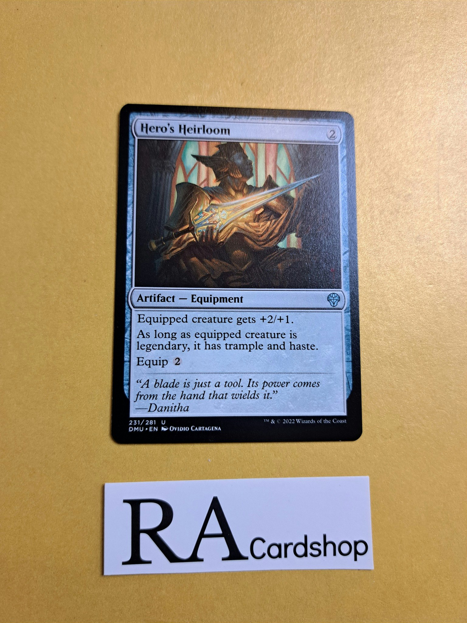 Heros Heirloom Uncommon 231/281 Dominaria United (DMU) Magic the Gathering