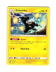 Zebstrika Rare 82/214 Lost Thunder Pokemon