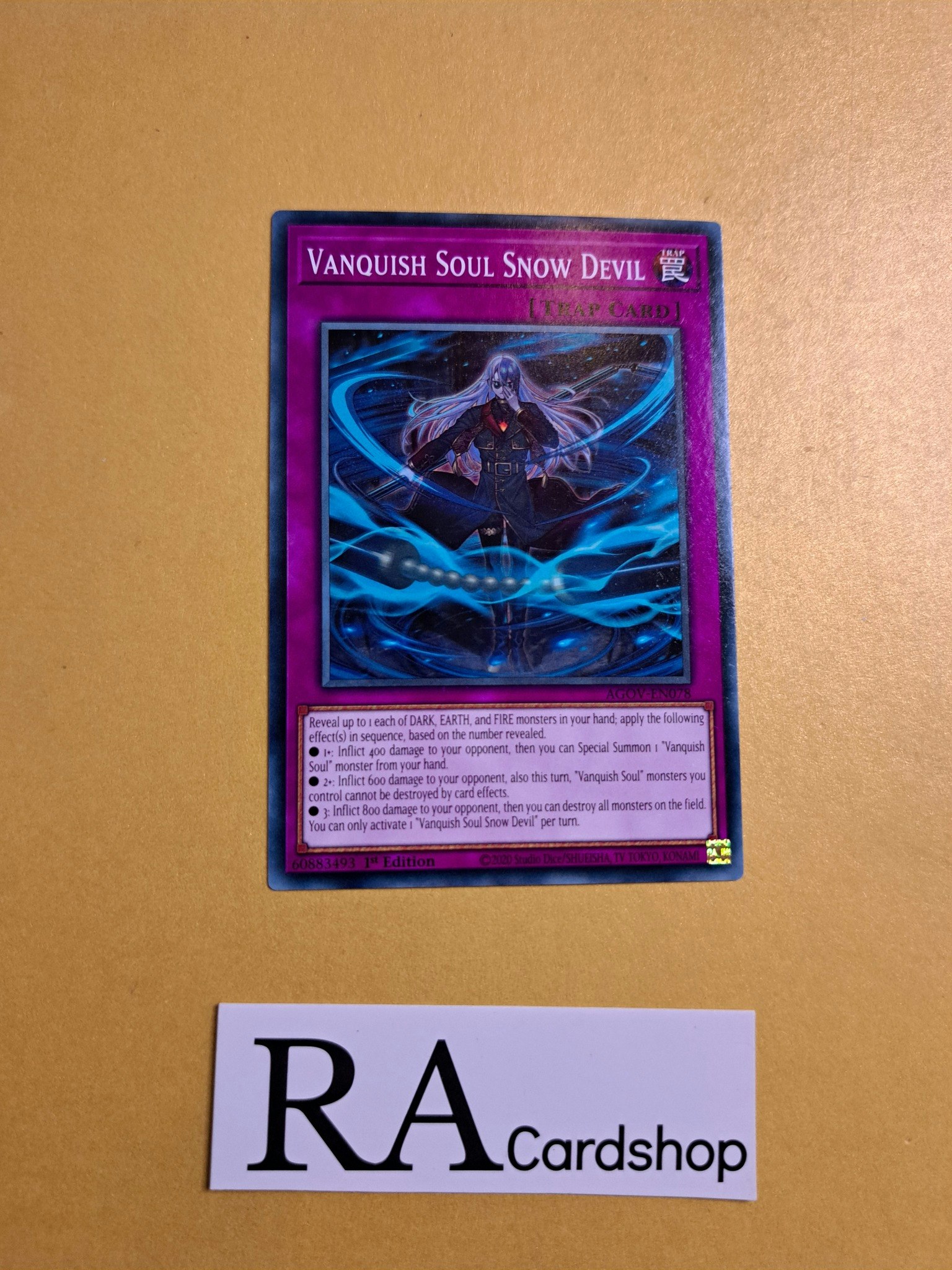 Vanquish Soul Snow Devil Common AGOV-EN078 1st Edition Age of Overlord 2020 AGOV Yu-Gi-Oh