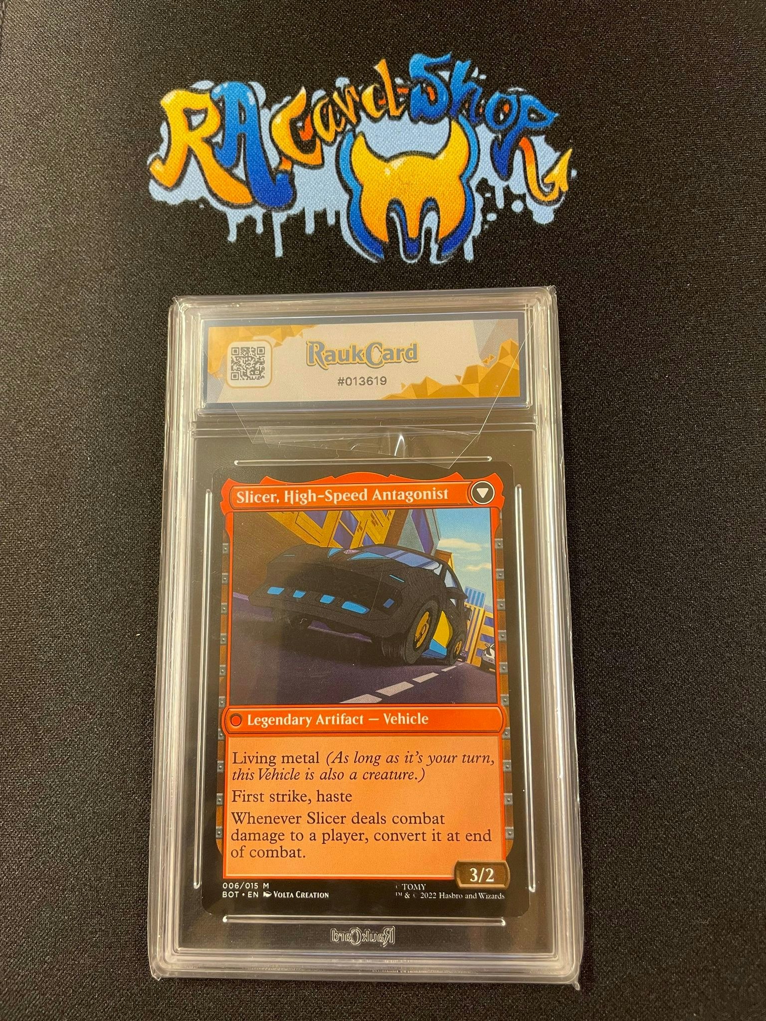 Transformers 006 Slicer Hired Muscle Magic The Gathering Graderad 9 Rauk Card