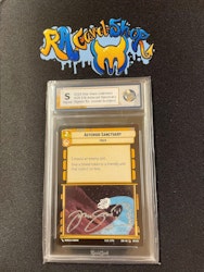 Asteroid Sanctuary SOR 218 Signed By Joonas Suotamo Star Wars Unlimited Graderad Signed Rauk Card