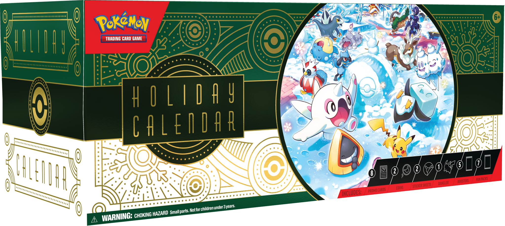 Pokemon TCG Holiday Calendar Adventskalender 2024