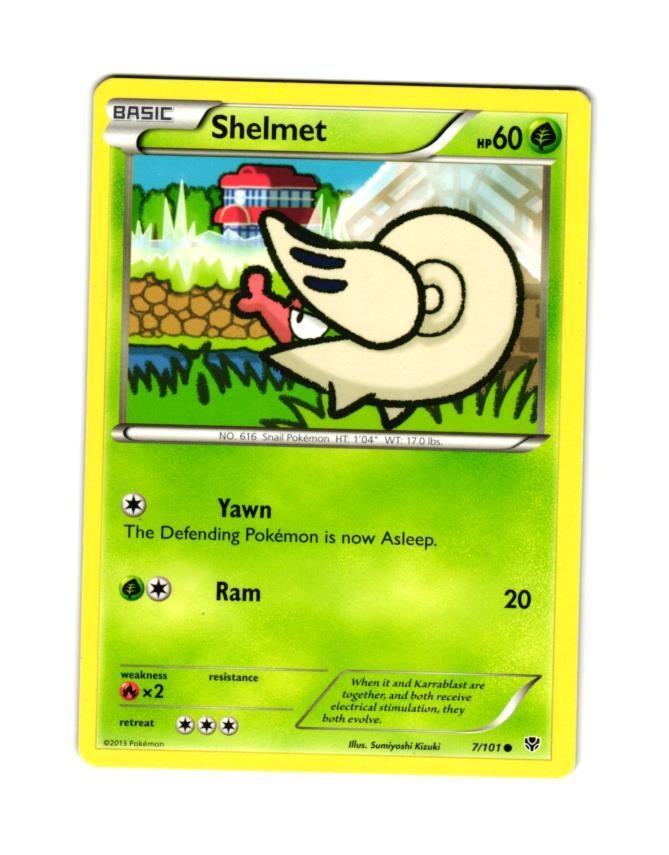 Shelmet Common 7/101 Plasma Blast Pokemon