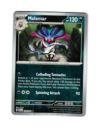 Malamar Reverse Holo Uncommon 034/064 Shrouded Fable Pokemon