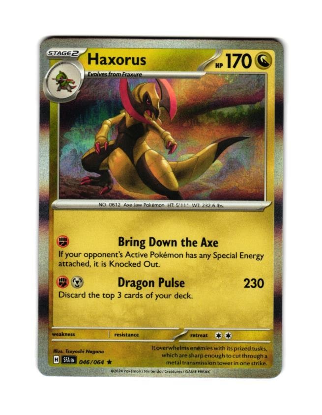 Haxorus Holo Rare 046/064 Shrouded Fable Pokemon