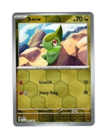 Axew Reverse Holo Common 044/064 Shrouded Fable Pokemon