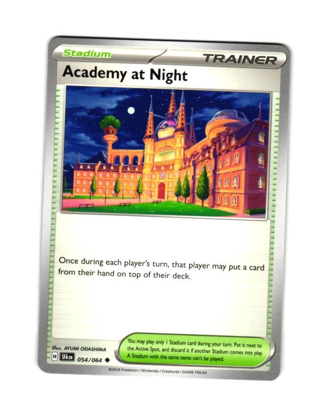 Academy at Night Uncommon 054/064 Shrouded Fable Pokemon