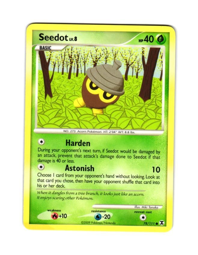 Seedot Common 78/111 Rising Rivals Pokemon