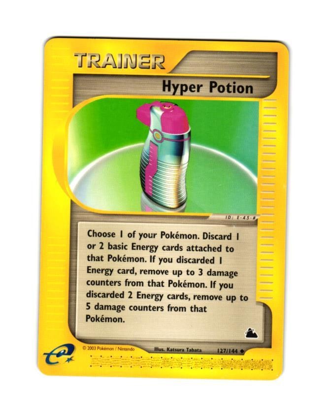 Hyper Potion Uncommon 127/144 Skyridge Pokemon