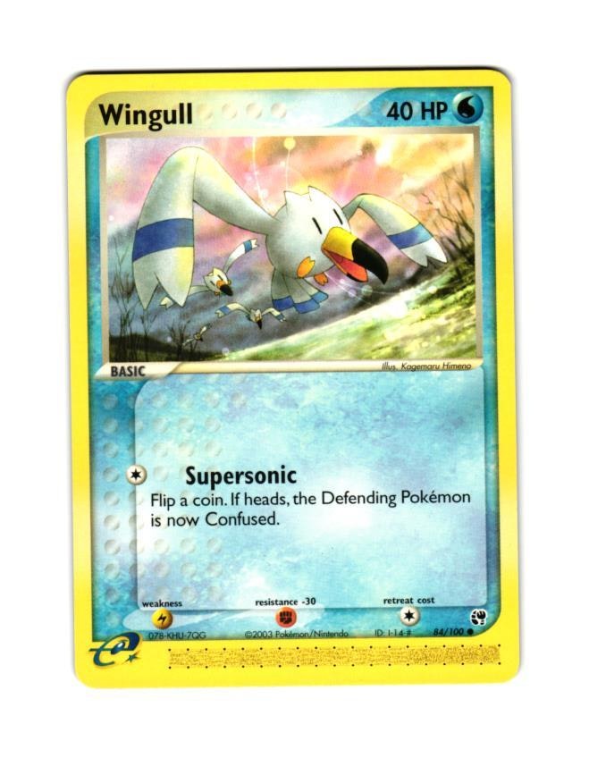 Wingull Common 84/100 EX Sandstorm Pokemon