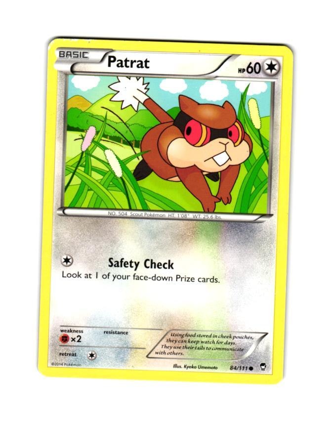 Patrat Common 84/111 Furious Fist Pokemon