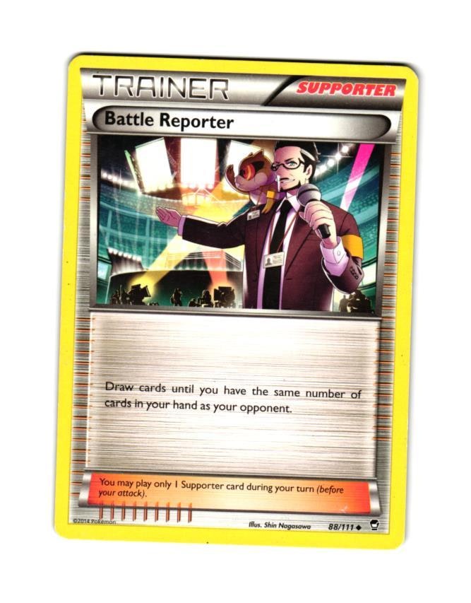 Battle Reporter Uncommon 88/111 Furious Fist Pokemon